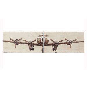 Pottery Barn Small Planked Airplane Panels